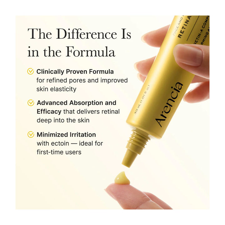 ARENCIA Retinal Booster Shot - Peaches&Creme Shop Korean Skincare Malta