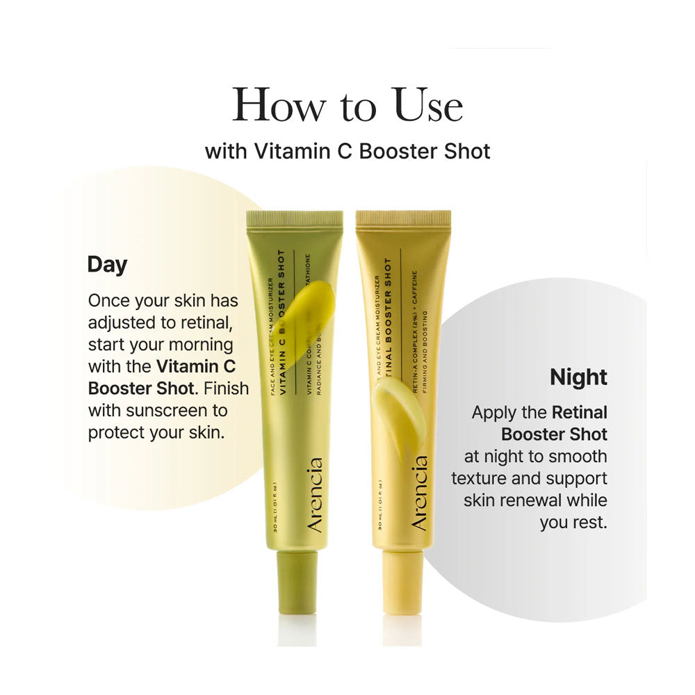 ARENCIA Retinal Booster Shot - Peaches&Creme Shop Korean Skincare Malta