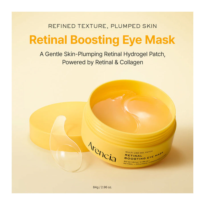 ARENCIA Retinal Boosting Eye Mask Patch - Peaches&Creme Shop Korean Skincare Malta