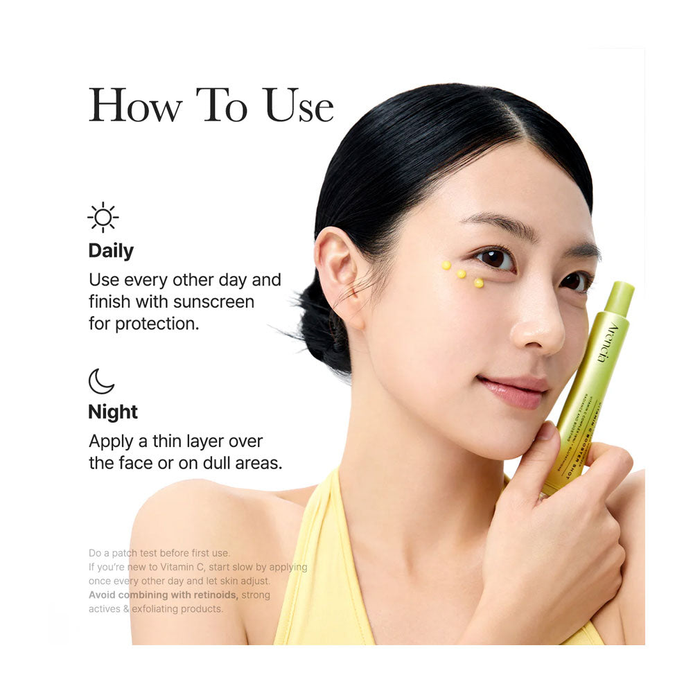 ARENCIA Vitamin C Booster Shot - Peaches&Creme Shop Korean Skincare Malta