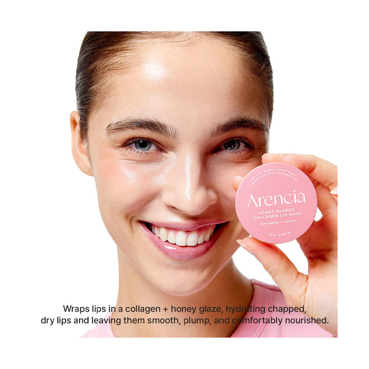 ARENCIA Honey Glazed Collagen Lip Mask - Peaches&Creme Shop Korean Skincare Malta