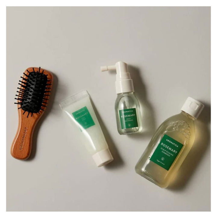 AROMATICA Rosemary Scalp Trial Kit - Peaches&Creme Shop Korean Skincare Malta