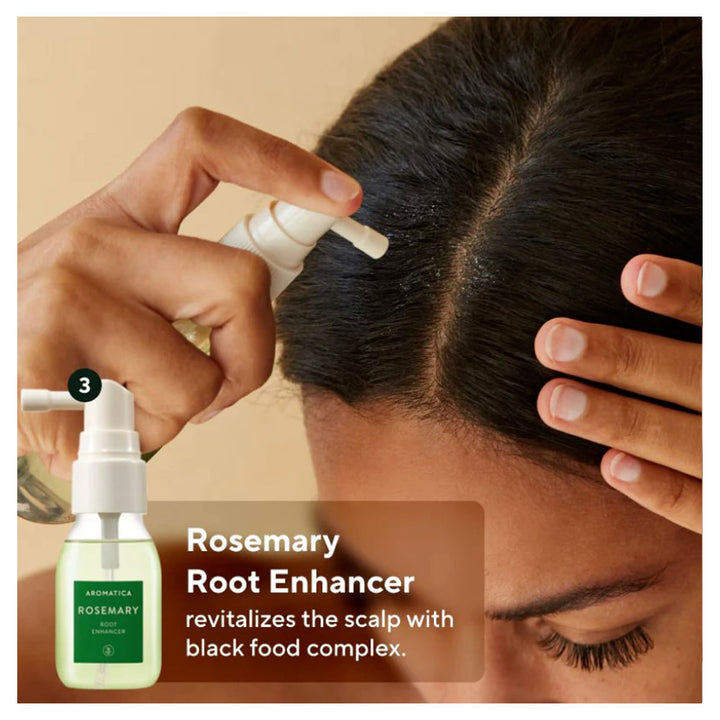 AROMATICA Rosemary Scalp Trial Kit - Peaches&Creme Shop Korean Skincare Malta