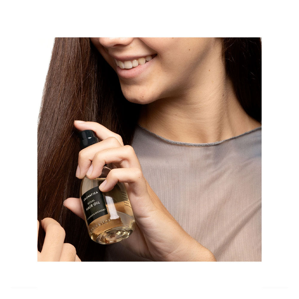 AROMATICA Ritual Hair Oil Lavender & Patchouli - Peaches&Creme Shop Korean Skincare Malta
