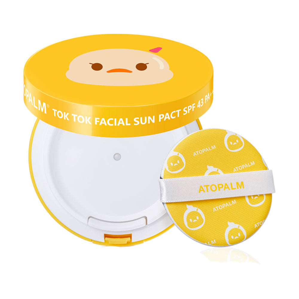 ATOPALM Tok Tok Facial Sun Pact - Peaches&Creme Shop Korean Skincare Malta