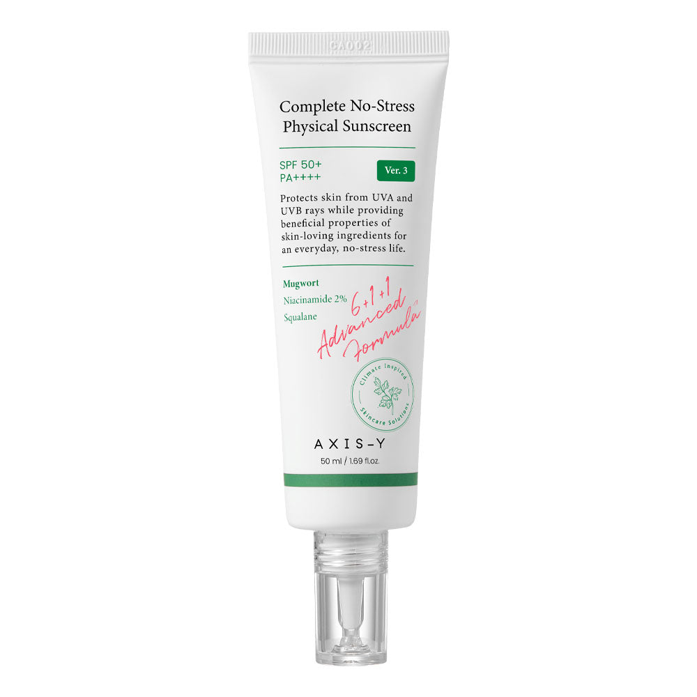 AXIS-Y Complete No-Stress Physical Sunscreen - Peaches&Creme Shop Korean Skincare Malta