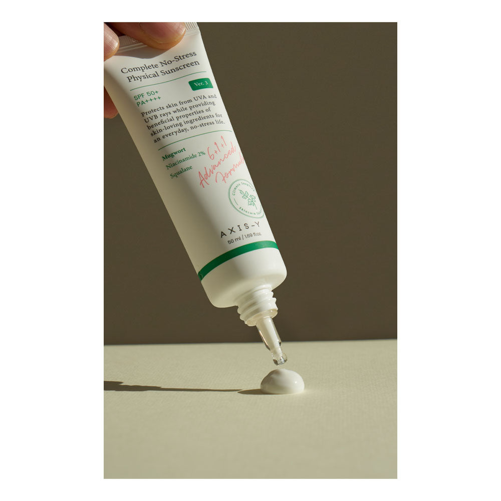 AXIS-Y Complete No-Stress Physical Sunscreen - Peaches&Creme Shop Korean Skincare Malta