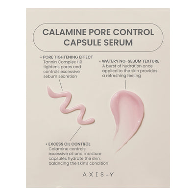 AXIS-Y Calamine Pore Control Capsule Serum - Peaches&Creme Shop Korean Skincare Malta