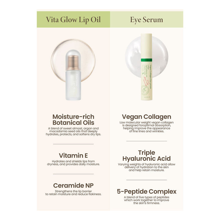 AXIS-Y Lip & Eye Set - Peaches&Creme Shop Korean Skincare Malta