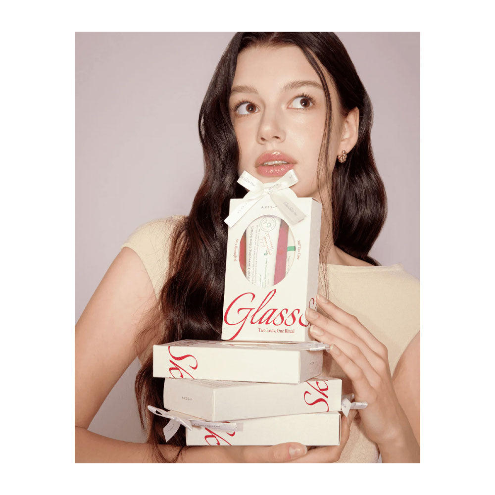 AXIS-Y GLASS SKIN DUO SET Limited Edition Set - Peaches&Creme Shop Korean Skincare Malta