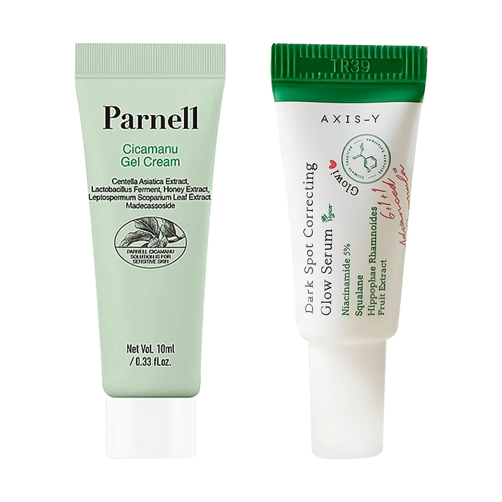 Parnell x Axis-Y 2pc Mini Size Item Collection - Peaches&Creme Shop Korean Skincare Malta