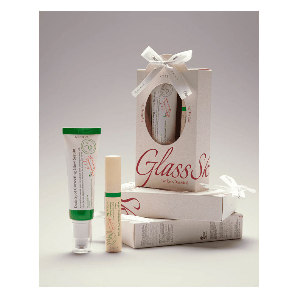 AXIS-Y GLASS SKIN DUO SET Limited Edition Set - Peaches&Creme Shop Korean Skincare Malta