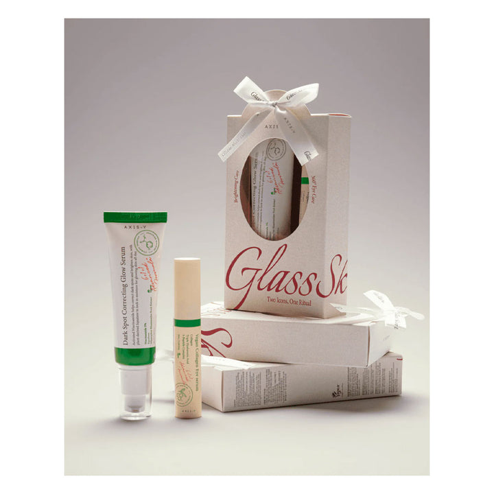 AXIS-Y GLASS SKIN DUO SET Limited Edition Set - Peaches&Creme Shop Korean Skincare Malta
