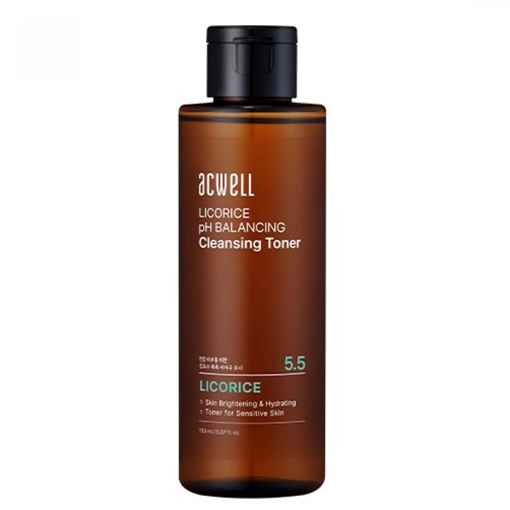 Acwell Licorice pH Balancing Cleansing Toner - Peaches&Creme Shop Korean Skincare Malta