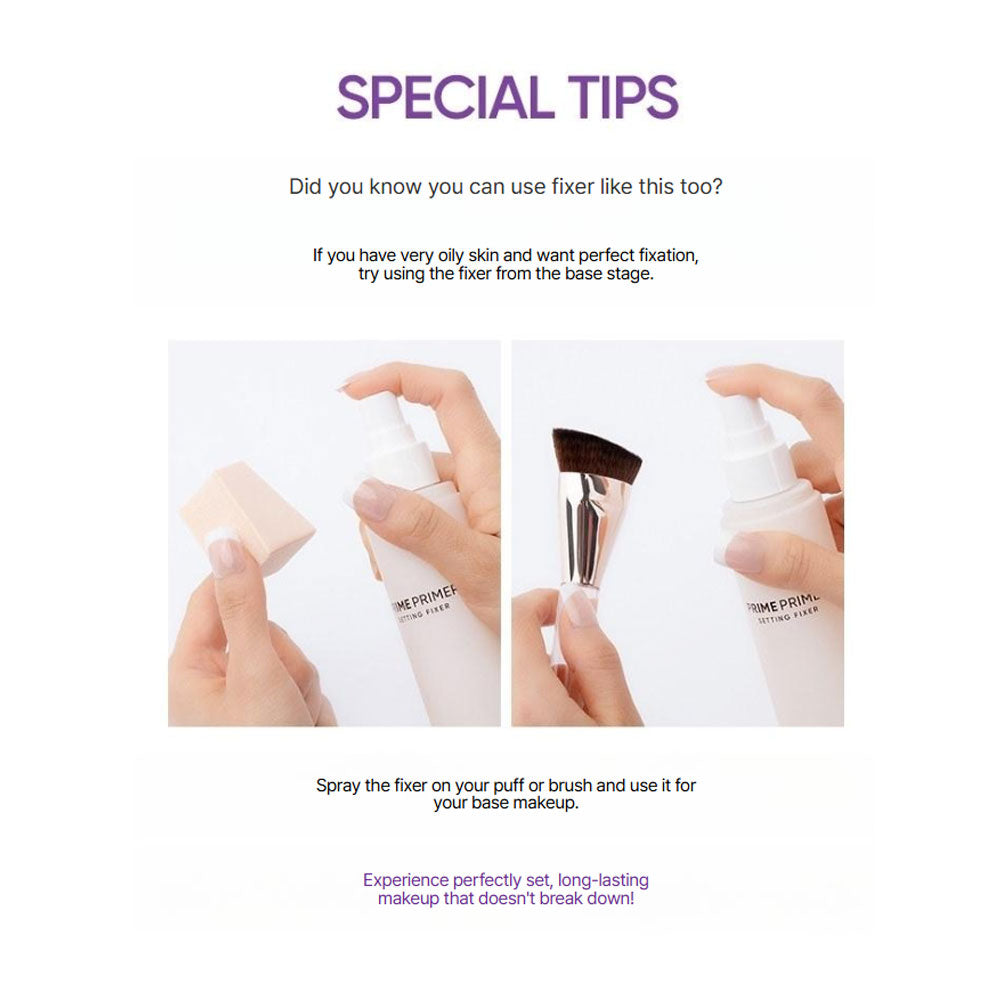 BANILA CO Prime Primer Setting Fixer - Peaches&Creme Shop Korean Skincare Malta