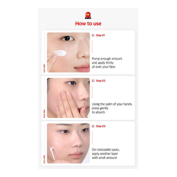 BARULAB Zinc 11.9% Trouble Rescue Cream - Peaches&Creme Shop Korean Skincare Malta
