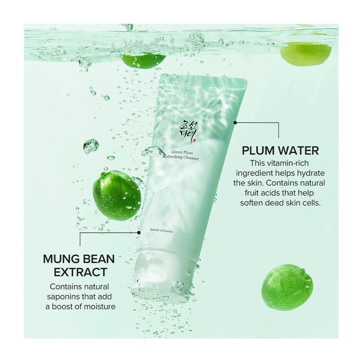 BEAUTY OF JOSEON Green Plum Refreshing Cleanser - Peaches&amp;Creme Shop Korean Skincare Malta