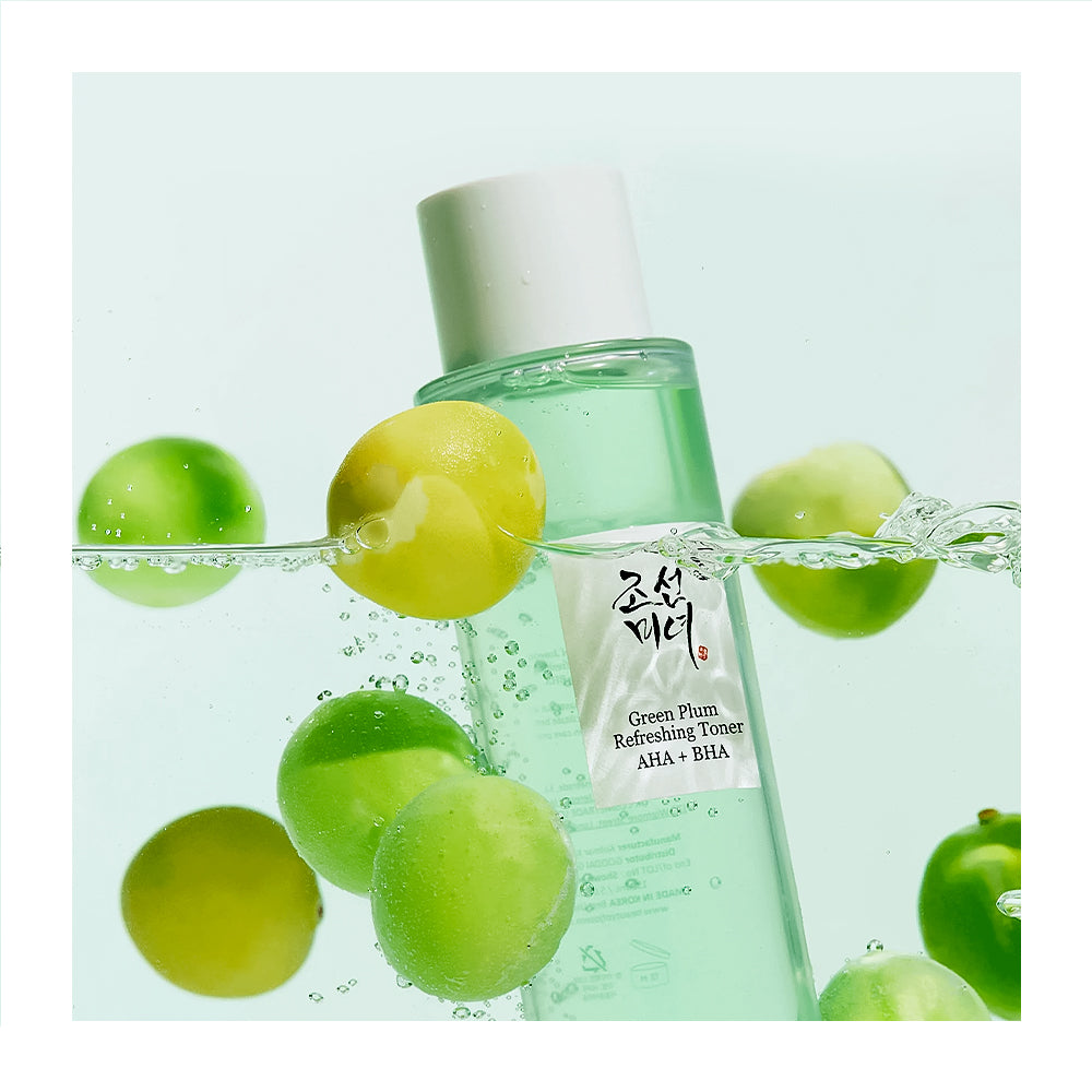 Beauty of Joseon Green Plum Refreshing Toner: AHA + BHA - Peaches&amp;Creme Shop Korean Skincare Malta