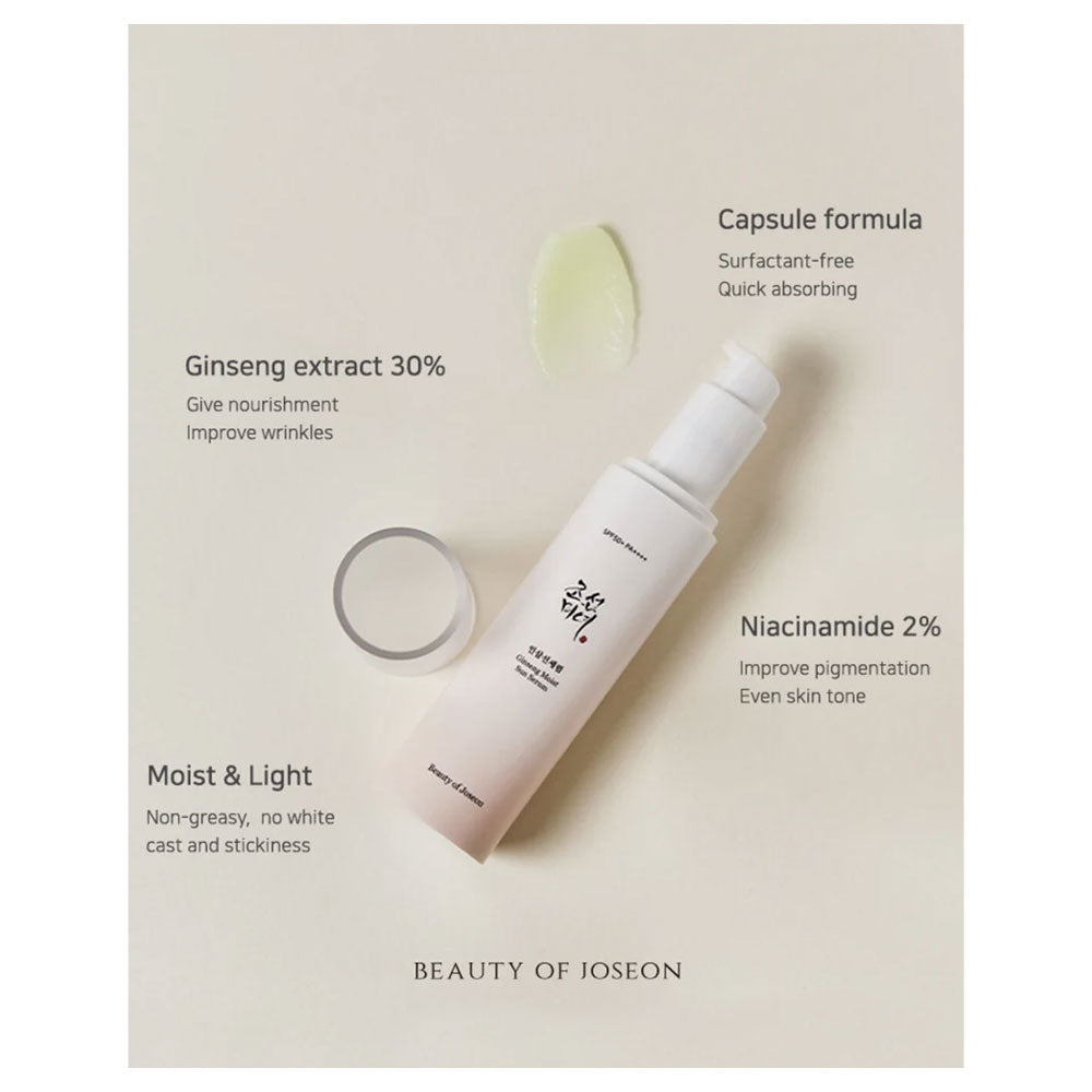 Beauty of Joseon Ginseng Moist Sun Serum - Peaches&Creme Shop Korean Skincare Malta