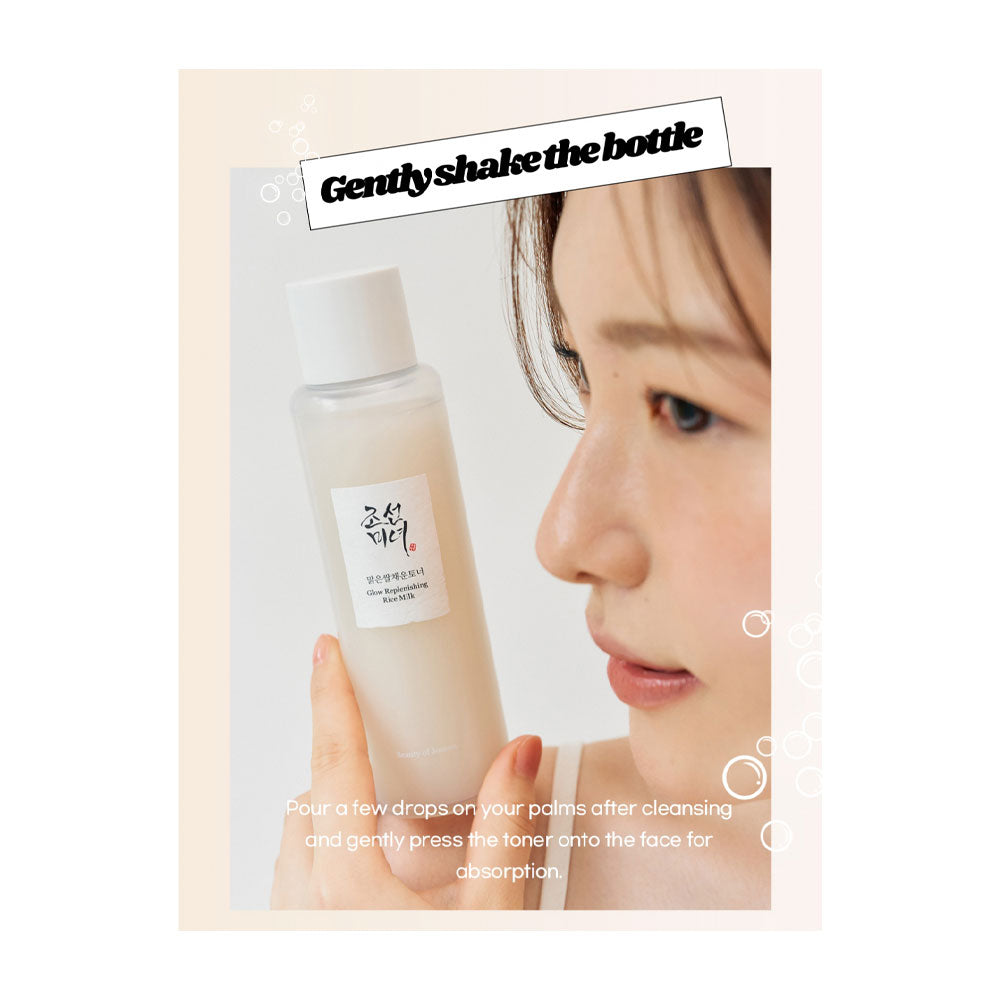 Beauty of Joseon Glow Replenishing Rice Milk - Peaches&Creme Shop Korean Skincare Malta