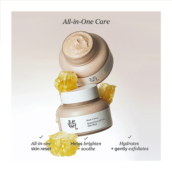Beauty of Joseon Ground Rice and Honey Glow Mask - Peaches&amp;Creme Korean Skincare Malta