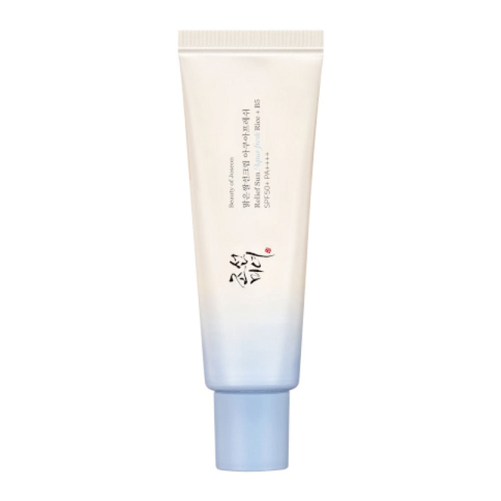 Beauty of Joseon Relief Sun Aqua-Fresh : Rice + B5 - Peaches&Creme Shop Korean Skincare Malta