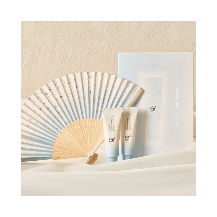 Beauty of Joseon Relief Sun Aqua-Fresh Kit - Peaches&Creme Shop Korean Skincare Malta