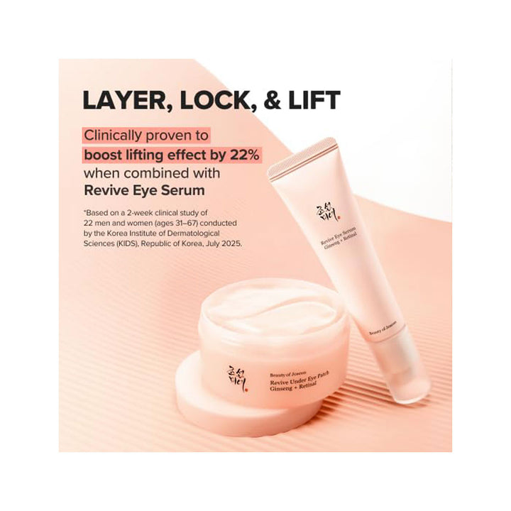 BEAUTY OF JOSEON Revive Under Eye Patch: Ginseng + Retinal - Peaches&Creme Shop Korean Skincare Malta
