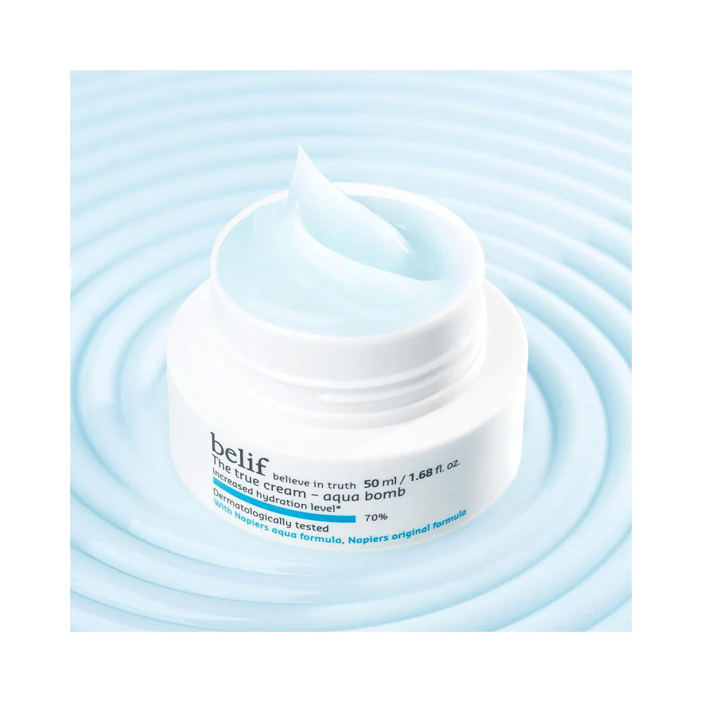 BELIF The True Cream Aqua Bomb - Peaches&Creme Shop Korean Skincare Malta