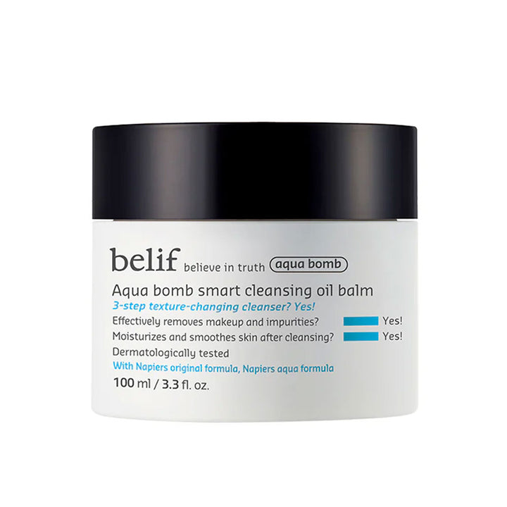 BELIF Aqua Bomb Smart Cleansing Oil Balm - Peaches&Creme Shop Korean Skincare Malta