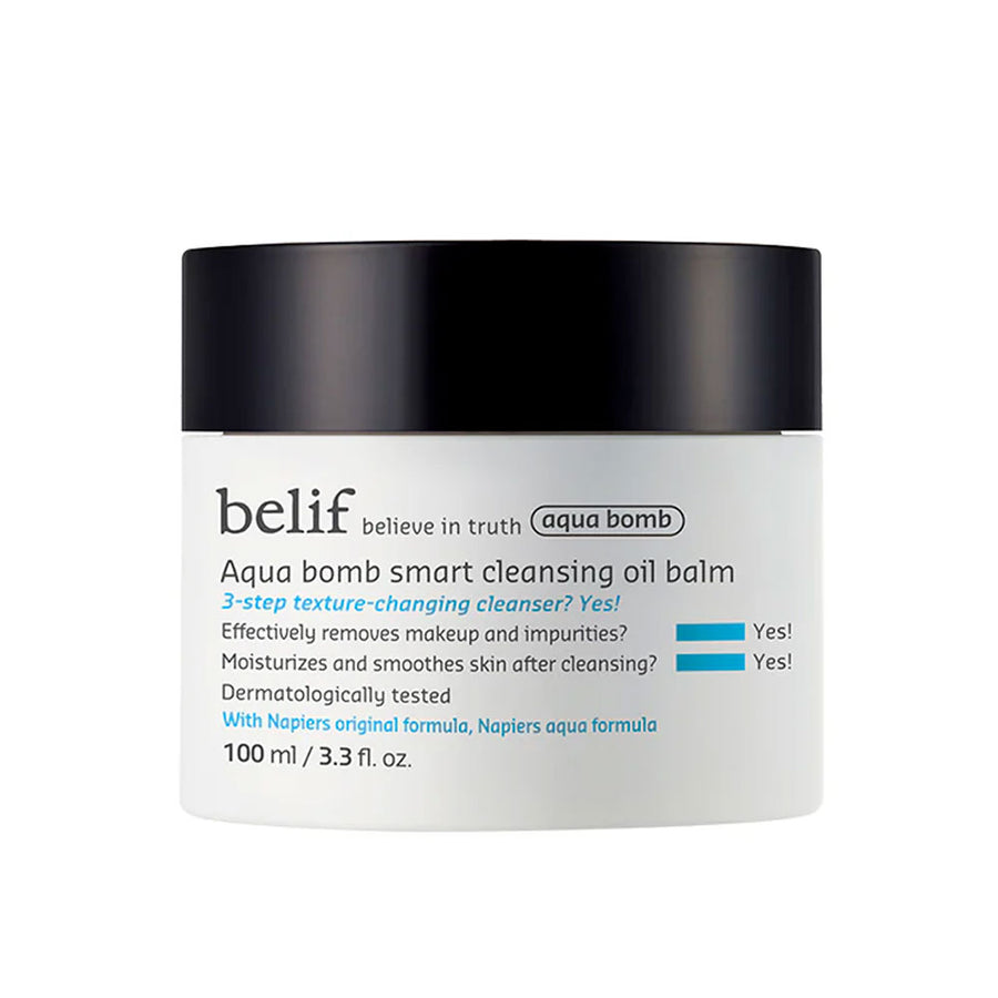 BELIF Aqua Bomb Smart Cleansing Oil Balm - Peaches&Creme Shop Korean Skincare Malta