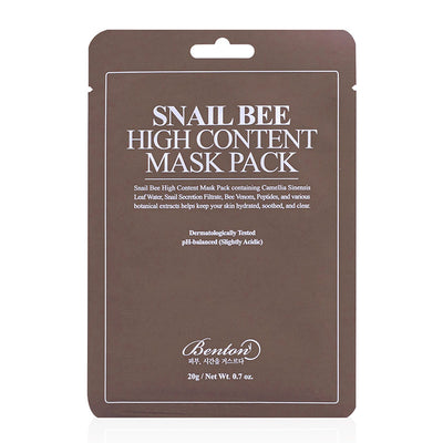 BENTON Snail Bee High Content Mask Pack - Peaches&Creme Shop Korean Skincare Malta