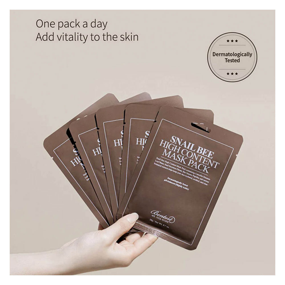 BENTON Snail Bee High Content Mask Pack - Peaches&Creme Shop Korean Skincare Malta