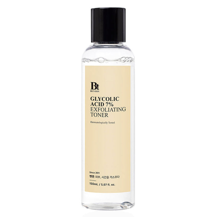 BENTON Glycolic Acid 7% Exfoliating Toner - Peaches&Creme Shop Korean Skincare Malta