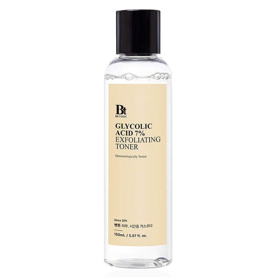 BENTON Glycolic Acid 7% Exfoliating Toner - Peaches&Creme Shop Korean Skincare Malta