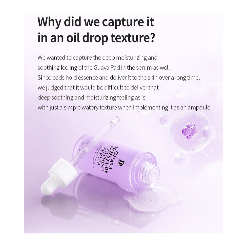 A skincare serum bottle labeled &