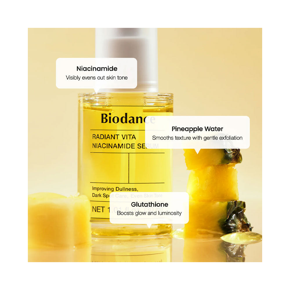 BIODANCE Radiant Vita Niacinamide Serum - Peaches&Creme Shop Korean Skincare Malta