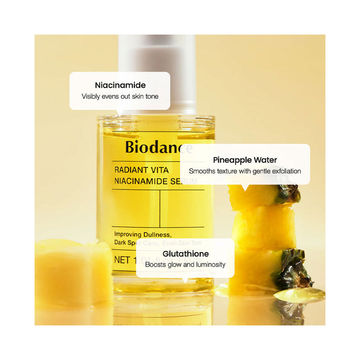 BIODANCE Radiant Vita Niacinamide Serum - Peaches&Creme Shop Korean Skincare Malta