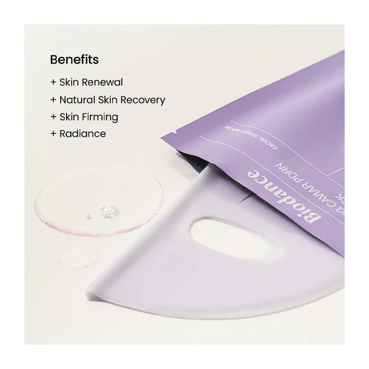 BIODANCE Rejuvenating Caviar PDRN Real Deep Mask - Peaches&Creme Shop Korean Skincare Malta