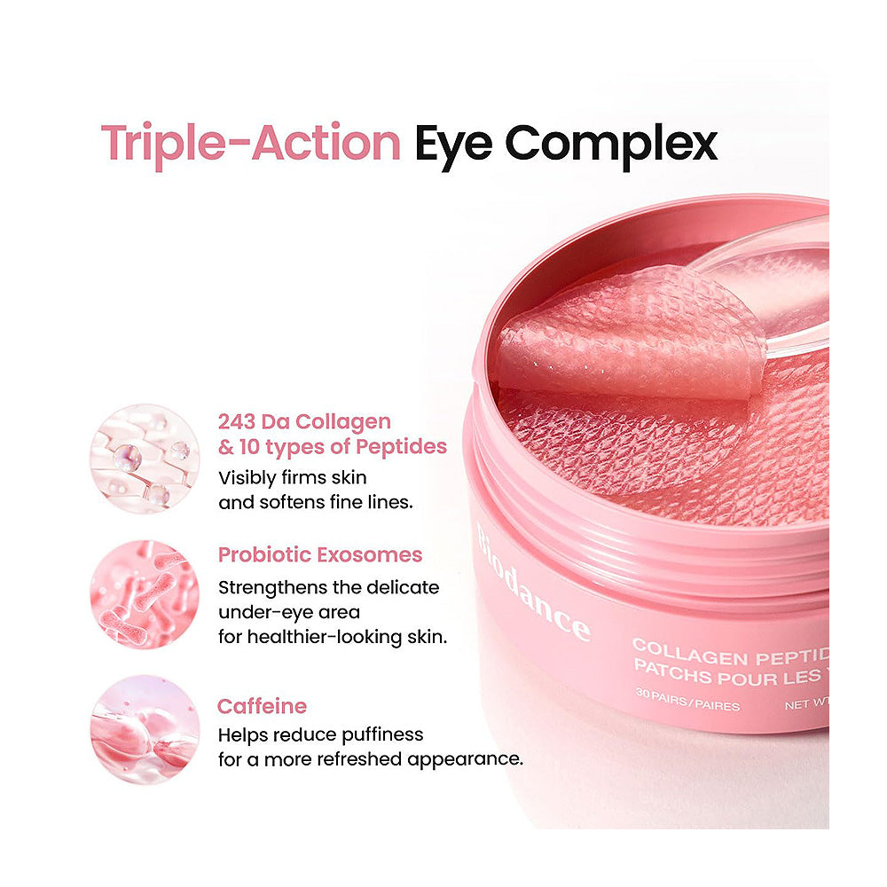 BIODANCE Collagen Peptide Eye Patches - Peaches&Creme Shop Korean Skincare Malta
