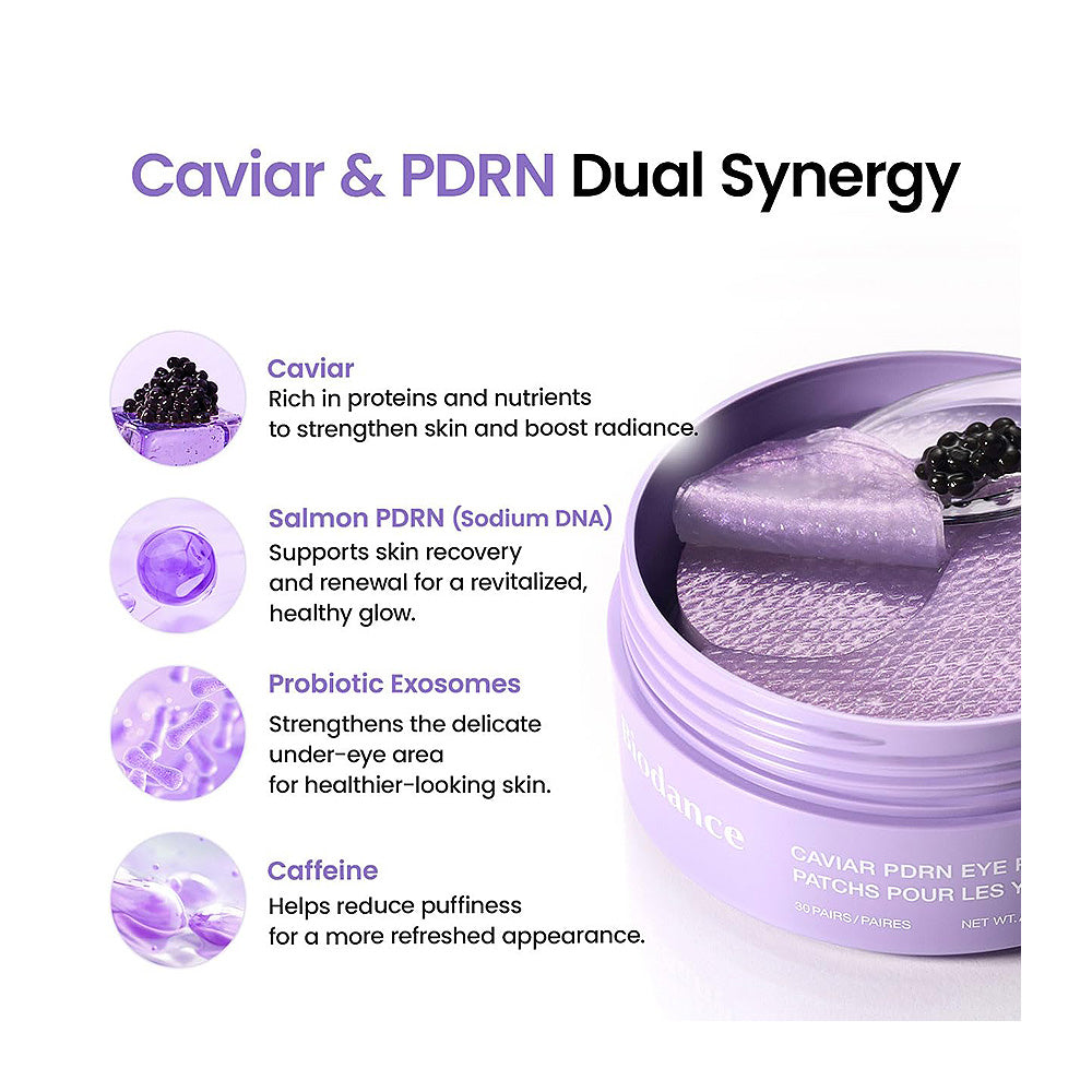 BIODANCE Caviar PDRN Eye Patches - Peaches&Creme Korean Skincare Malta