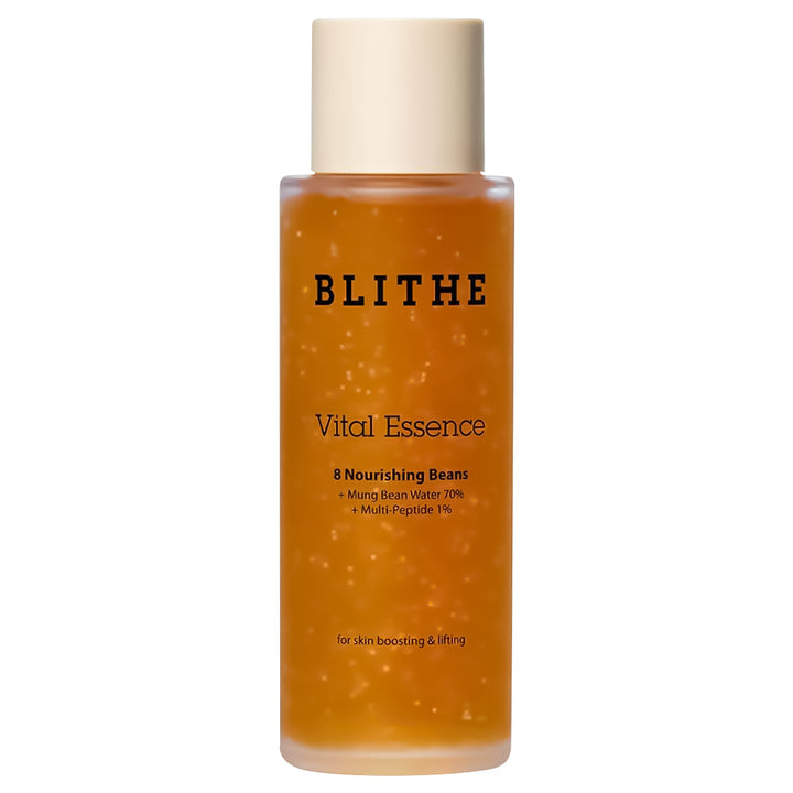 A bottle of BLITHE Vital Essence &