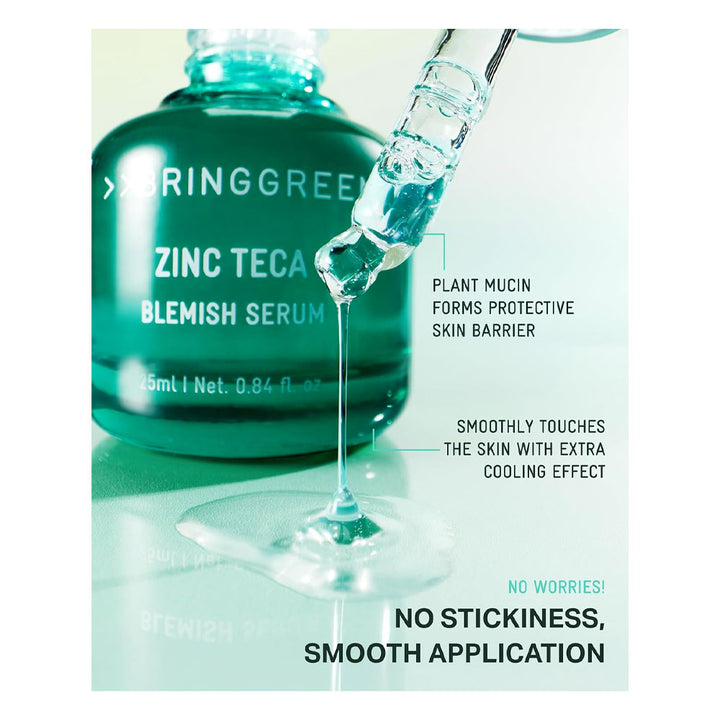 BRINGGREEN Zinc Teca Blemish Serum - Peaches&Creme Shop Korean Skincare Malta