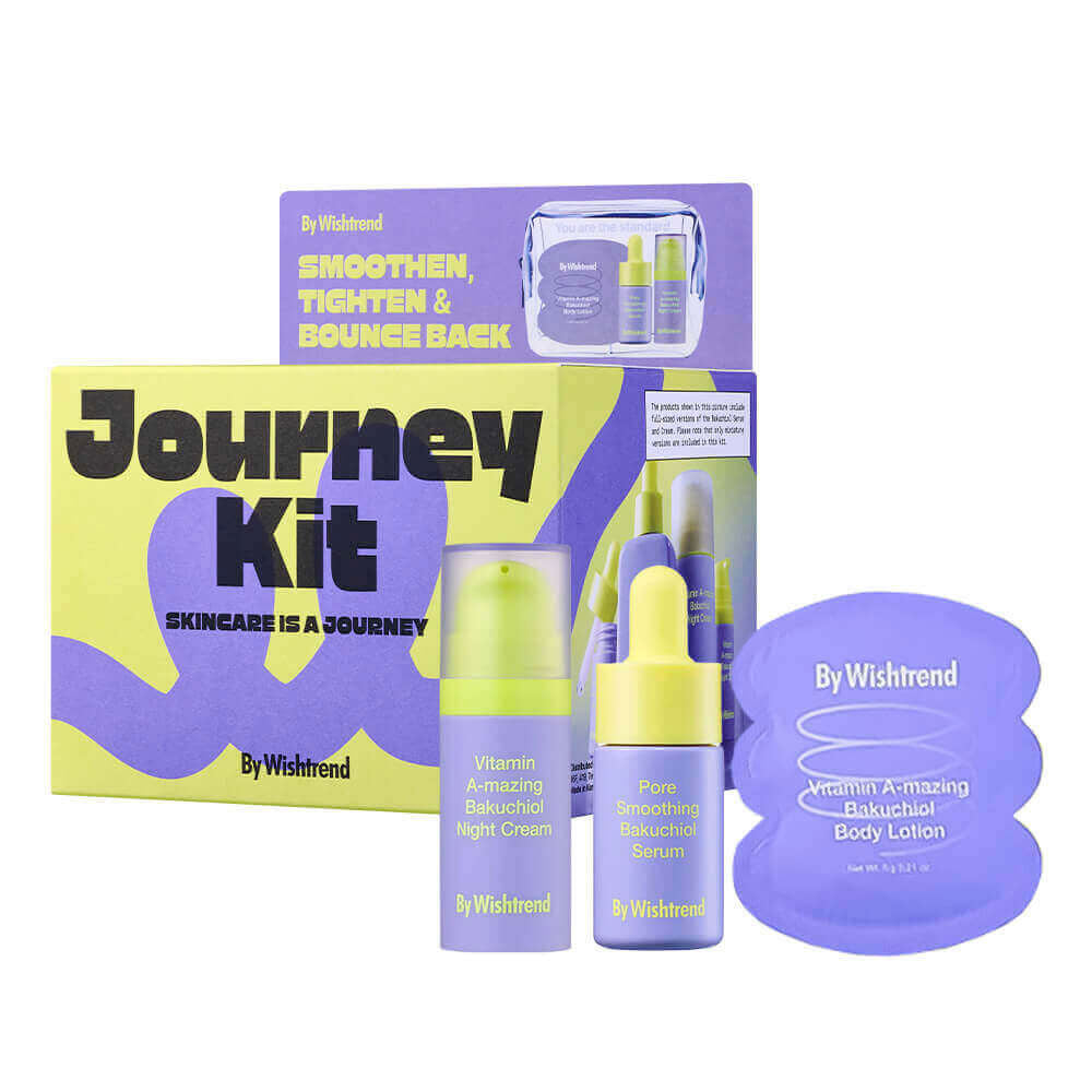 BY WISHTREND Bakuchiol Skin Journey Kit - Peaches&Creme Shop Korean Skincare Malta