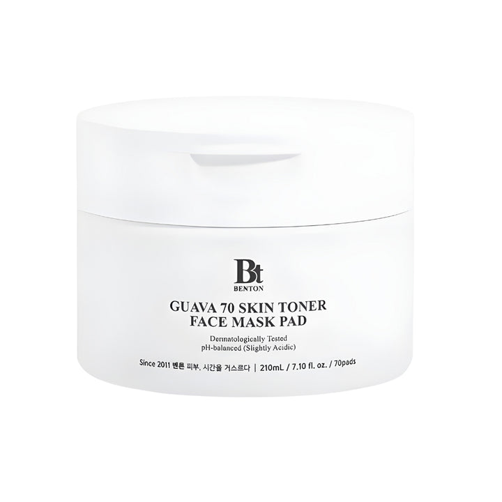 BENTON Guava 70 Skin Toner Face Mask Pad - Peaches&Creme Shop Korean Skincare Malta