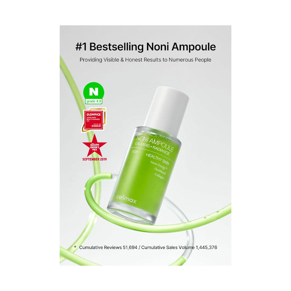 Celimax Noni Ampoule Calming + Radiance - Peaches&Creme Shop Korean Skincare Malta