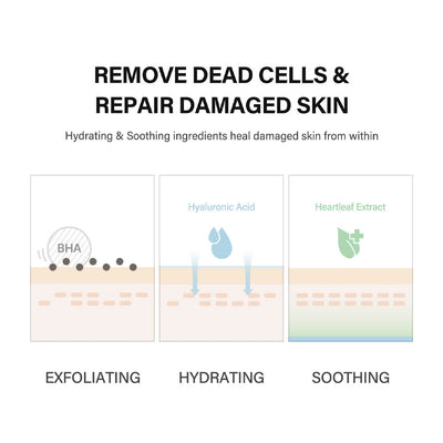 CELIMAX Ji.Woo.Gae Heartleaf BHA Peeling Pad- Peaches&Creme Shop Korean Skincare Malta