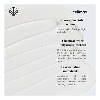 Celimax Oil Control Light Sunscreen - Peaches&Creme Shop Korean Skincare Malta