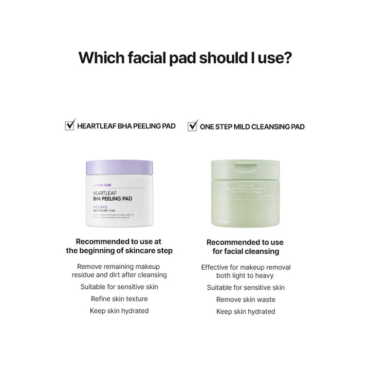 CELIMAX Ji.Woo.Gae One Step Mild Cleansing Pad - Peaches&Creme Shop Korean Skincare Malta