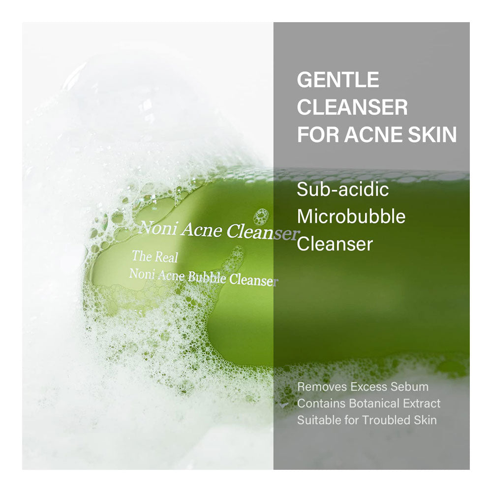 Celimax The Real Noni Acne Bubble Cleanser - Peaches&Creme Shop Korean Skincare Malta